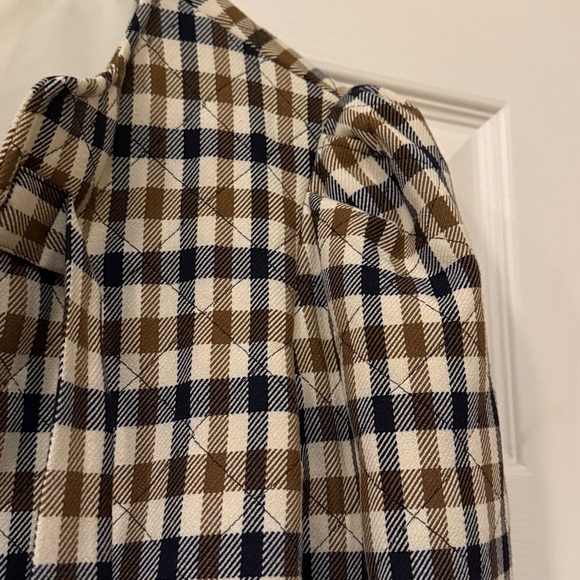 ANTONIO MELANI Checkered Blazer - Brown, Black, and Cream - Picture 6 of 9